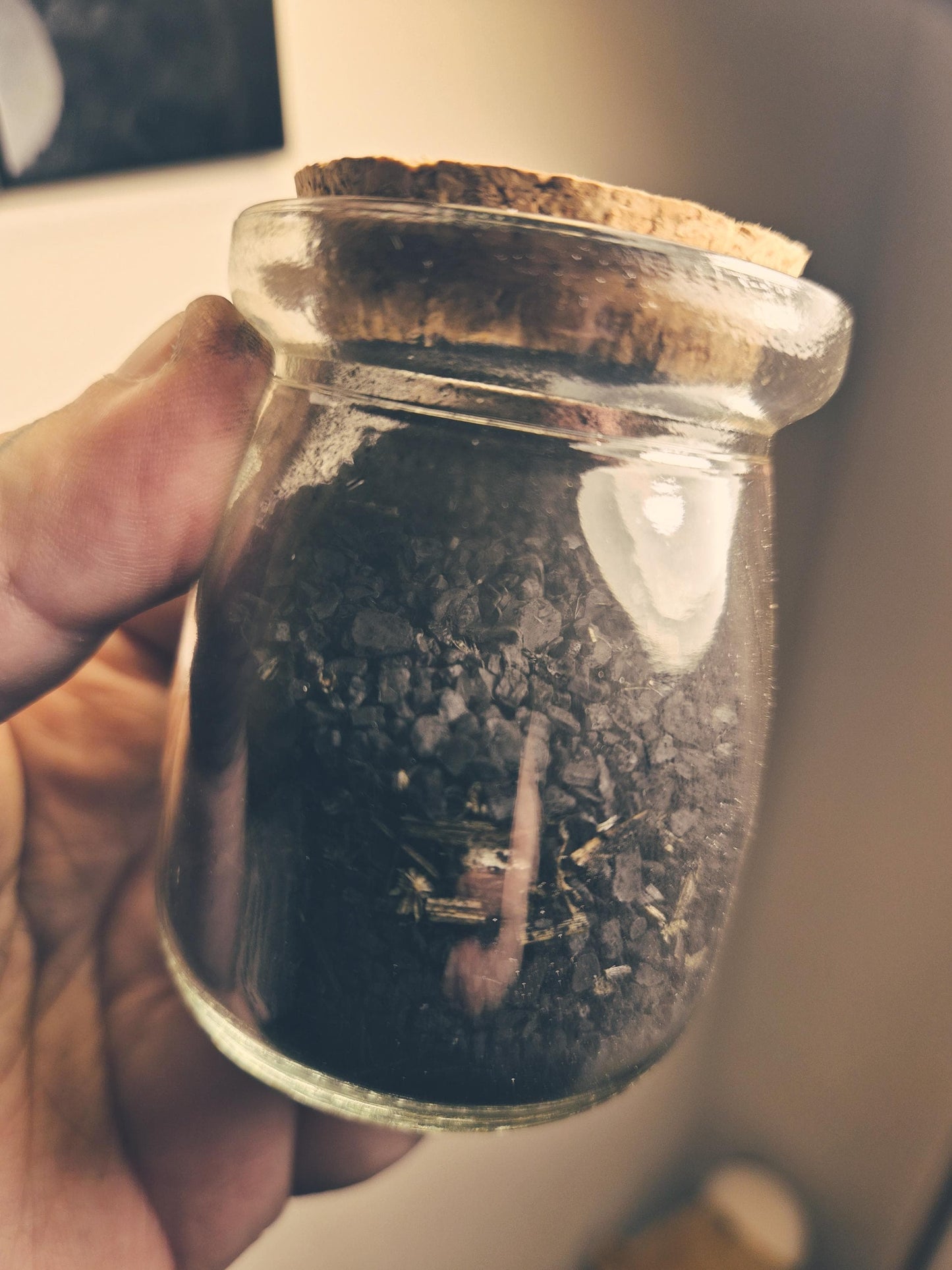 Witch's Black Salt | Rue & Wormwood Ash | Baneful Magic Curio