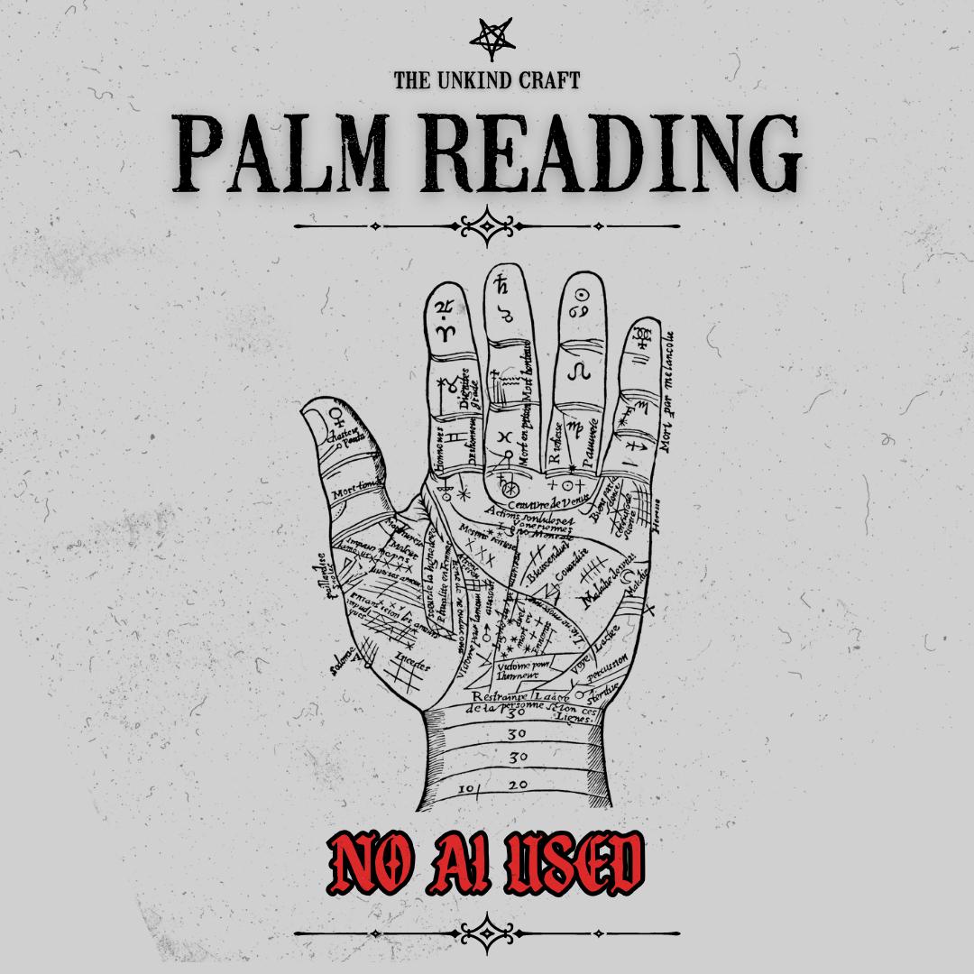 Dark Palm Reading | Both Hands | Fate Lines & Shadow Self | Full Report | NO AI