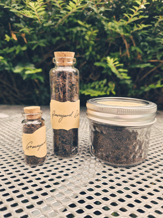 Graveyard Dirt | Ancestral Witch Lineage | Ethically Collected | Full Moon | New Zealand